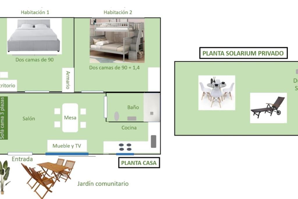 P Casa Con Azotea Privada Y Centrica. Wifi+Netflix Villa El Puerto de Santa María Buitenkant foto