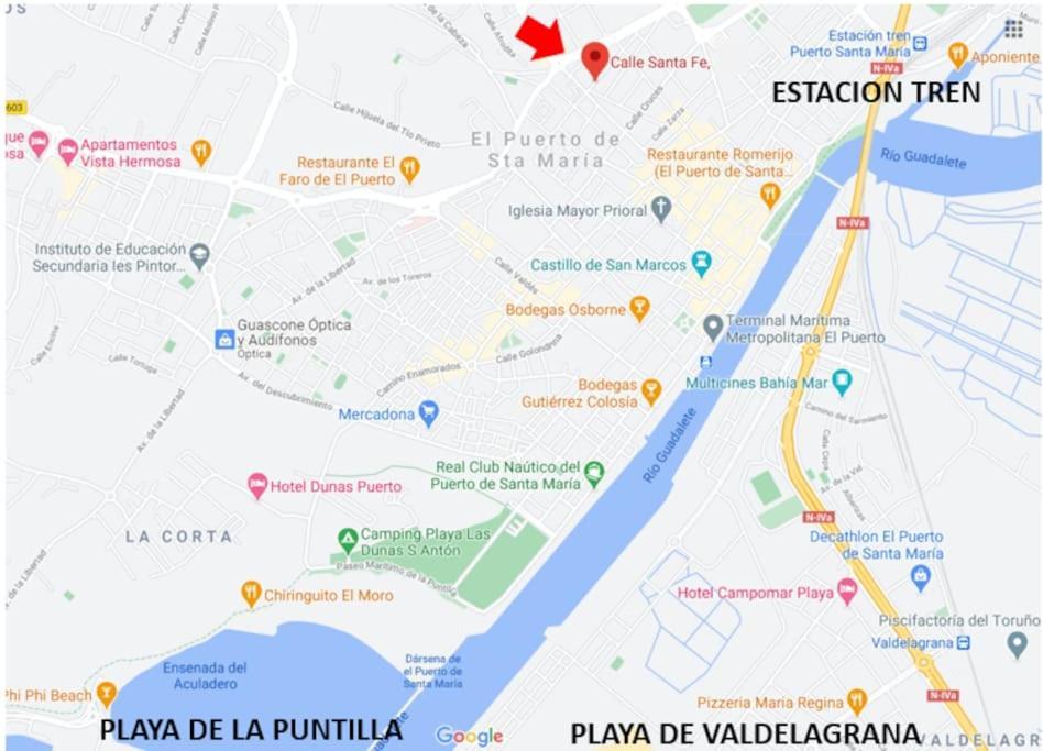 P Casa Con Azotea Privada Y Centrica. Wifi+Netflix Villa El Puerto de Santa María Buitenkant foto